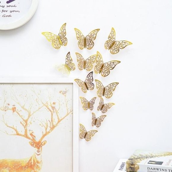 12 Pcs/Set New 3D Wall Stickers - Picture 12 of 16